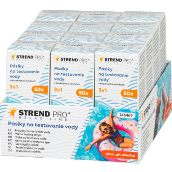 Ūdens testeris Strend Pro, 3in1, pH, hlors, sārmainība
