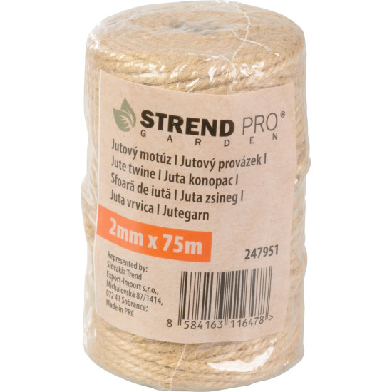 Twine Strend Pro Garden, jute, L-75 m, 2 mm Twine Strend Pro Garden, jute, L-75 m, 2 mm