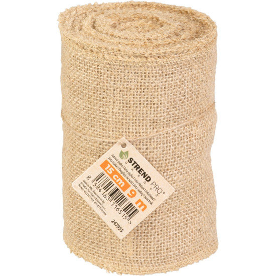 Ribbon Strend Pro Garden, jute, 15 cm, 9 m Ribbon Strend Pro Garden, jute, 15 cm, 9 m
