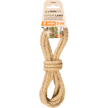 Virve Strend Pro Garden, džuta, dabīga, 8 mm, vīta, L-3 m Virve Strend Pro Garden, džuta, dabīga, 8 mm, vīta, L-3 m
