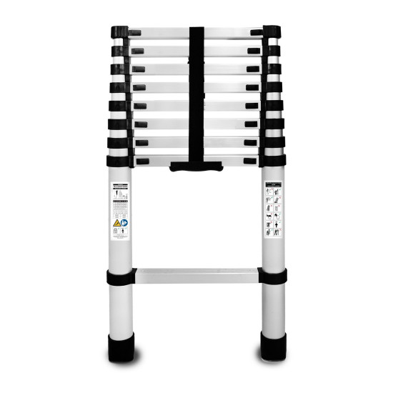 Лестница Strend Pro, телескопическая, 2,6 м, 1x9, макс. 125 кг