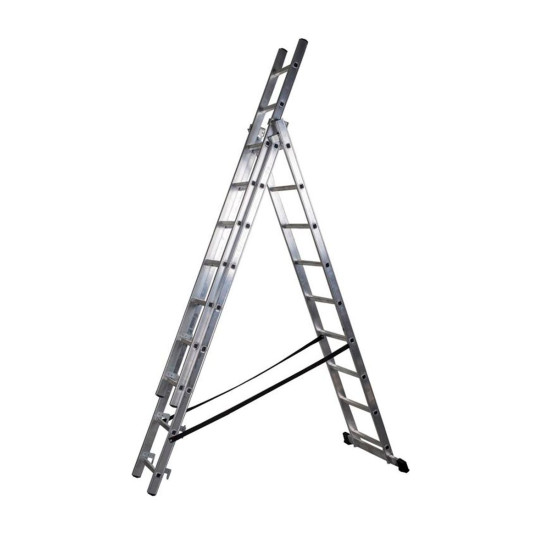 Ladder Strend Pro DP 3x09, Alu, EN 131 max. 5.30 m