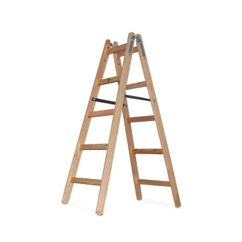 Ladder Strend Pro, PROFI, wooden stepladder, 5-step, 1.53 m, max. 150 kg