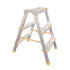 Лестница ALVE EUROSTYL HOBBY 1923, 3-ступенчатая лестница, 63 см, номенклатурный номер. 150 кг, двусторонний, без ручки.