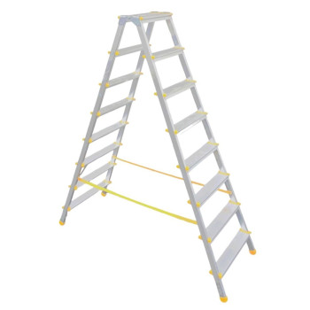 Лестница ALVE EUROSTYL HOBBY 1928, 8 ступеней, 178 см, ноз. 150 кг, двусторонний, без ручки.
