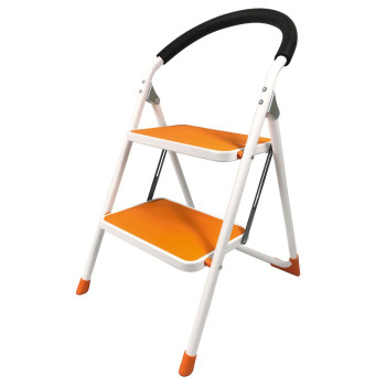 Step-ladder • 2 steps, max. 150 kg, orange