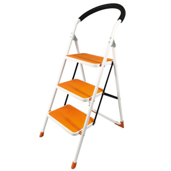 Лестница Strend Pro WRH62, 3 ступени. 150 кг, оранжевый