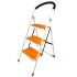Step-ladder • 3 steps, max. 150 kg, orange