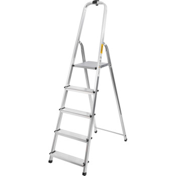 Стремянка Strend Pro D5, 5 ступеней, 125 кг, ALU