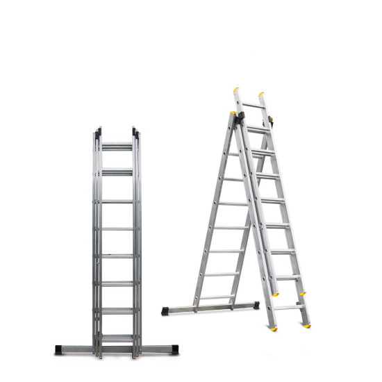 Ladder Strend Pro DP 3x08, Alu, EN 131 max. 4.97 m, BASIC