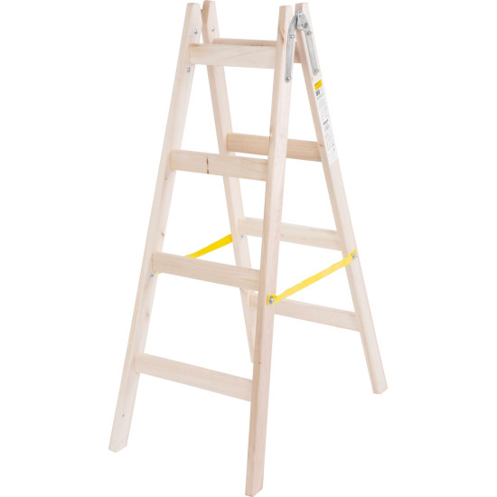 Kāpnes Strend Pro, 4-pakāpju, dubultās, krāsošanai, koka, 1,32 m, maks. 150 kg Kāpnes Strend Pro, 4-pakāpju, dubultās, krāsošanai, koka, 1,32 m, maks. 150 kg