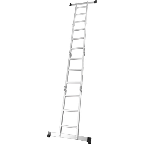 Лестница с площадкой Strend Pro ML103 4x3, шарнирная, алюминий, макс. 150 кг