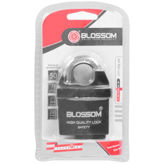 Secure padlock 50 mm Blossom, with special keys