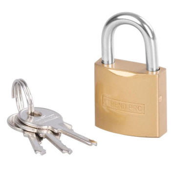 Замок Strend Pro FT 25 мм, подвесной, золотой