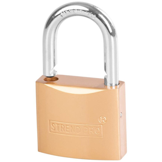 Padlock Strend Pro FT 50 mm, hanging, gold