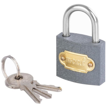 Padlock IRON 32 mm GrayPAD