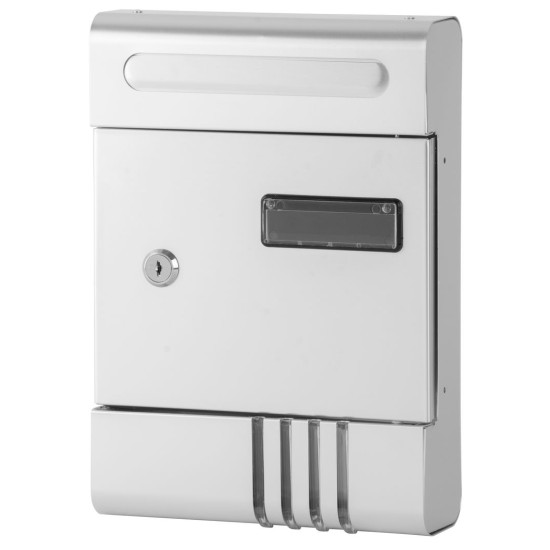 Post box GL-17AL, ALU 290x205x65 mm, silver