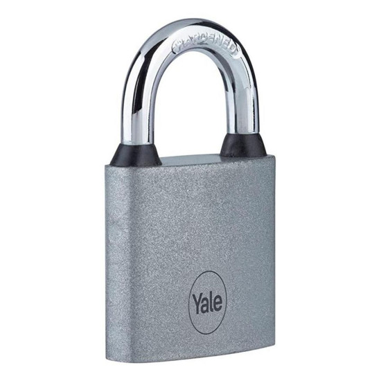 Yale Y111S/50/125/1 padlock, iron, silver, 50 mm, 3 keys Yale Y111S/50/125/1 padlock, iron, silver, 50 mm, 3 keys