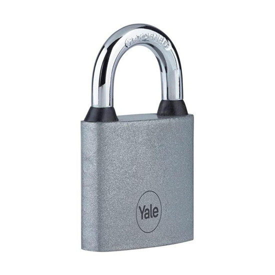 Yale Y111S/38/121/1 padlock, iron, silver, 38 mm, 3 keys