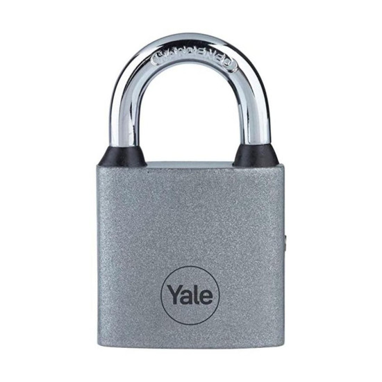 Yale Y111S/38/121/1 padlock, iron, silver, 38 mm, 3 keys