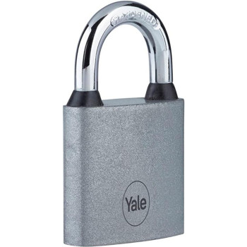Yale Y111S/60/132/1 padlock, iron, silver, 63 mm, 3 keys