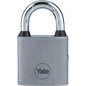 Yale Y111S/60/132/1 padlock, iron, silver, 63 mm, 3 keys