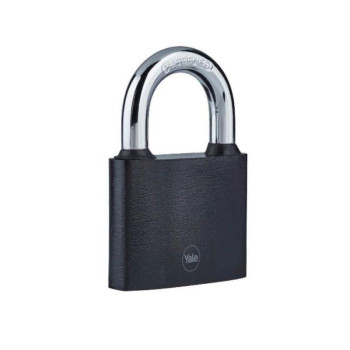 Yale Y111B/38/121/1 padlock, iron, black, 38 mm, 3 keys