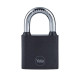 Yale Y111B/38/121/1 padlock, iron, black, 38 mm, 3 keys