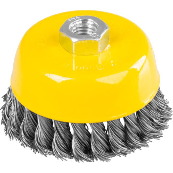 Щетка по металлу 100мм М14х2 Strend Pro, для УШМ