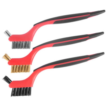 Комплект щеток Strend Pro BS618, 3 шт, нейлон/сталь/латунь