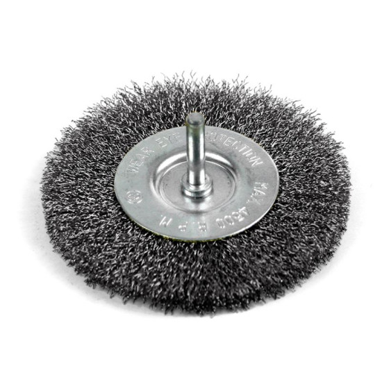 Radial grinding brush 100mm Strend Pro, shank, 0,30mm