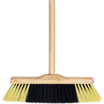 Метла 290 мм + деревянная ручка 1200 мм.