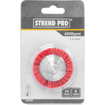 Щетка по металлу 050мм Lion, нейлон