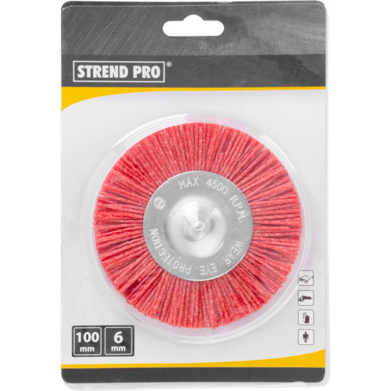 Щетка по металлу 100мм Lion, нейлон