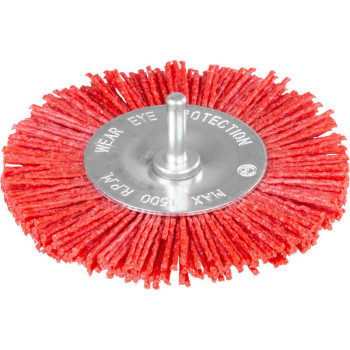 Щетка по металлу 100мм Lion, нейлон