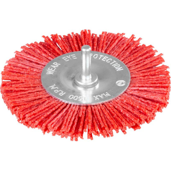 Щетка по металлу 100мм Lion, нейлон