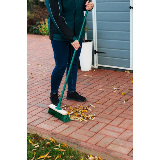 Broom Geco U30P, 300 mm, with handle, plastic