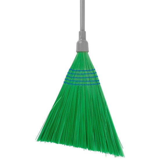 Broom Cleonix 3805G, Sorgo, green, handle 148 cm, Alu
