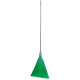 Broom Cleonix 3805G, Sorgo, green, handle 148 cm, Alu