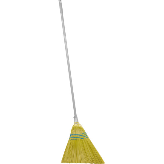 Broom Cleonix 3806Y, SorgoSkew, yellow, handle 153 cm, Alu, skewed