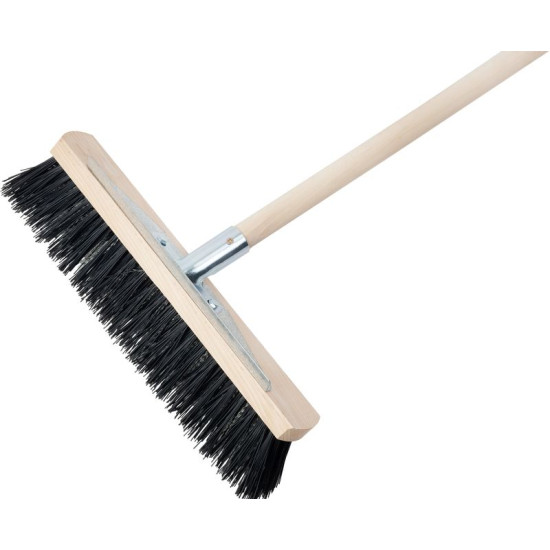 Ceļu suka Geco U400.3 DUO WH, 400 mm, PVC/tērauds, ar rokturi