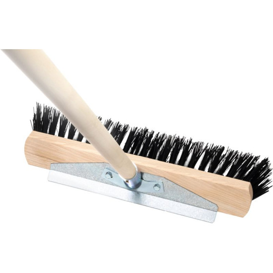 Ceļu suka Geco U400.3 DUO WH, 400 mm, PVC/tērauds, ar rokturi