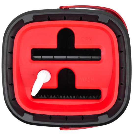 Mop QuickShine MagicHome, flat, with 8 lit. squeezing bucket