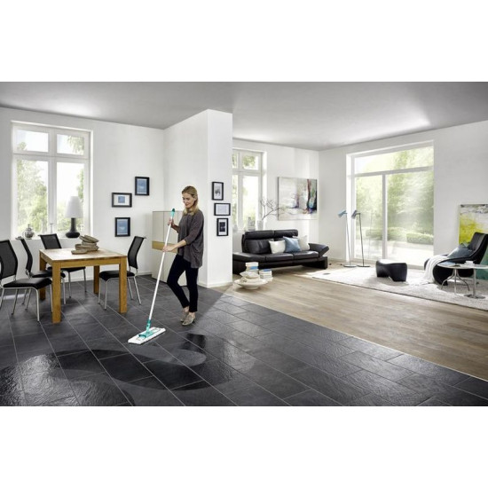 LEIFHEIT 55045 PROFI MicroDuo mop, with aluminum rod, for floors