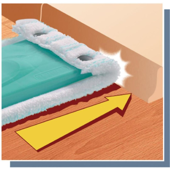 LEIFHEIT 55320 Ткань для швабры Twist Micro duo M, запасная