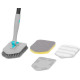 Brush Strend Pro, 3 in 1, multifunctional, cleaning, for tiles and glass, with telescopic handle 124.5 cm
