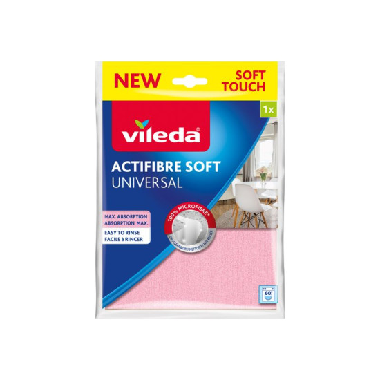 Vileda Actifibre Soft cloth, microfiber