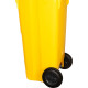Konteiners atkritumiem MGB 120 lit, plastmasa, dzeltena 1018, HDPE