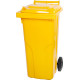 Konteiners atkritumiem MGB 120 lit, plastmasa, dzeltena 1018, HDPE