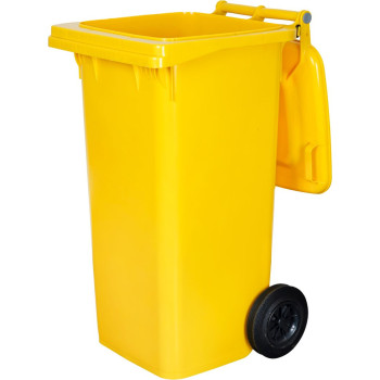 Мусорный бак Strend Pro GB2, 120 л, желтый